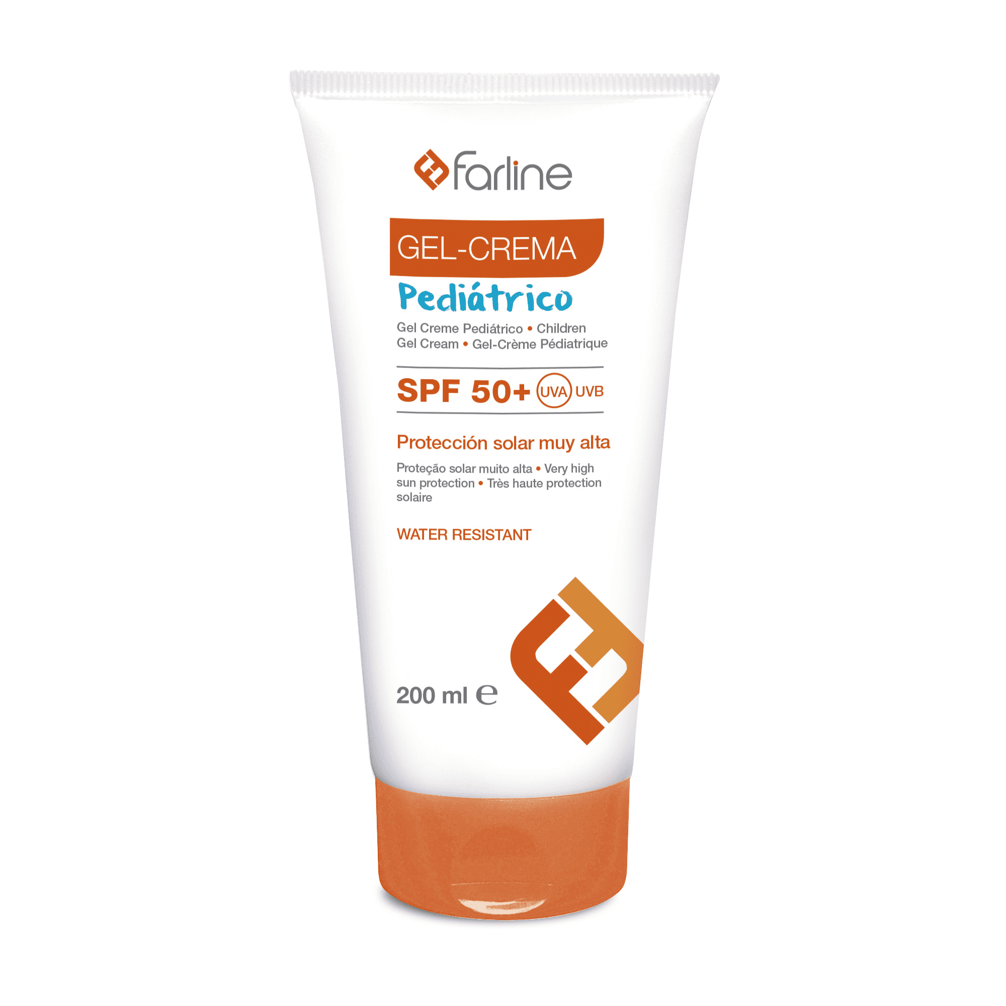 Farline Gel Crema Solar SPF50+ Pediátrica 200 ml