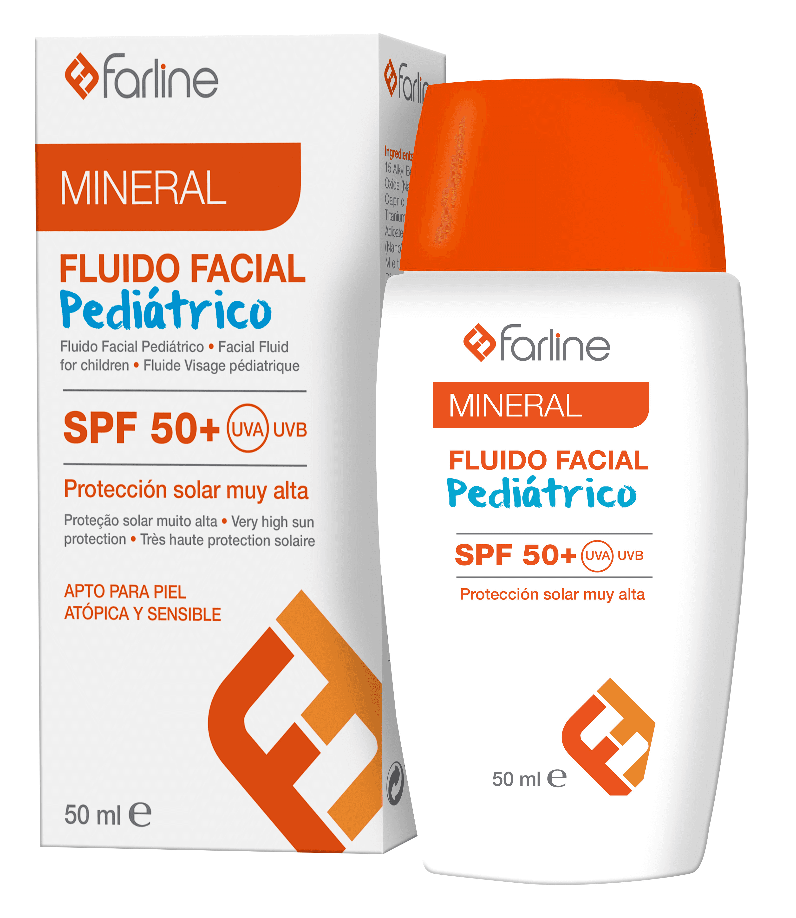 Farline Fluido Facial Piel Atópica SPF 50+ 50ml