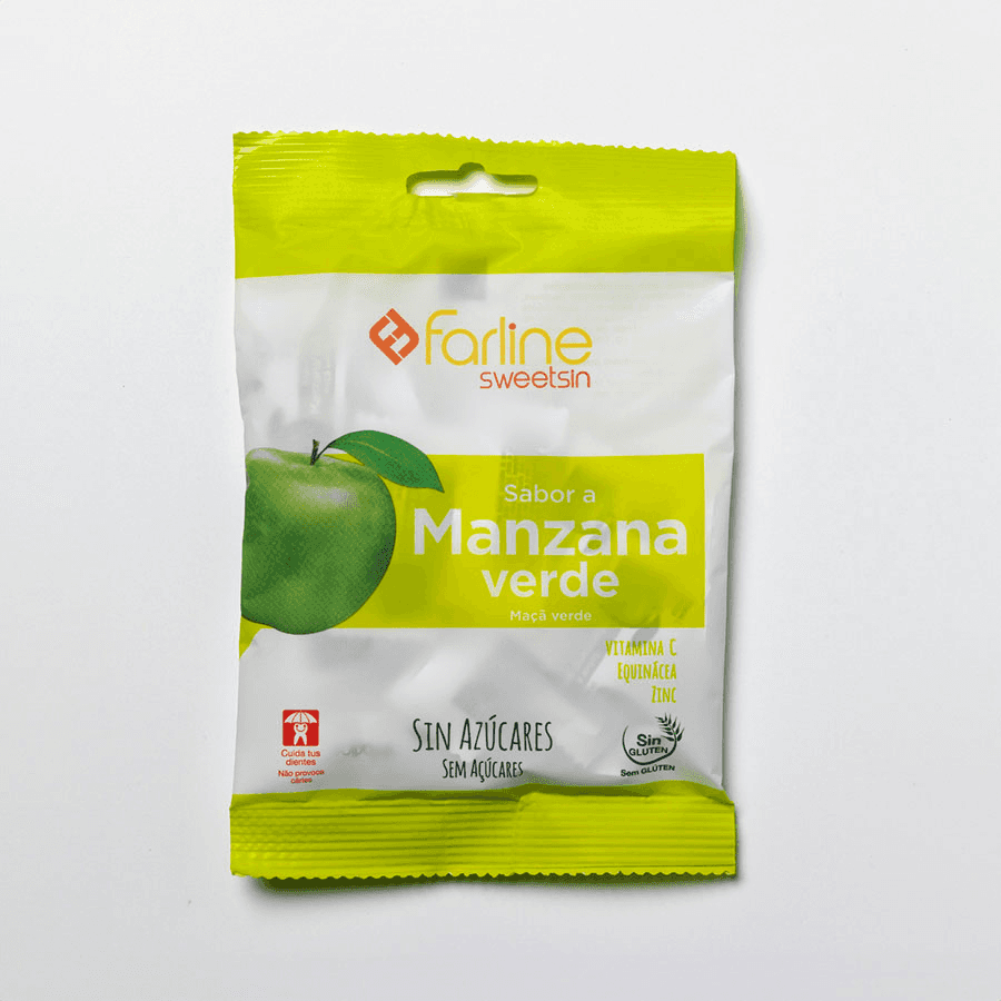 Farline Sweetsin Caramelos Manzana 40g