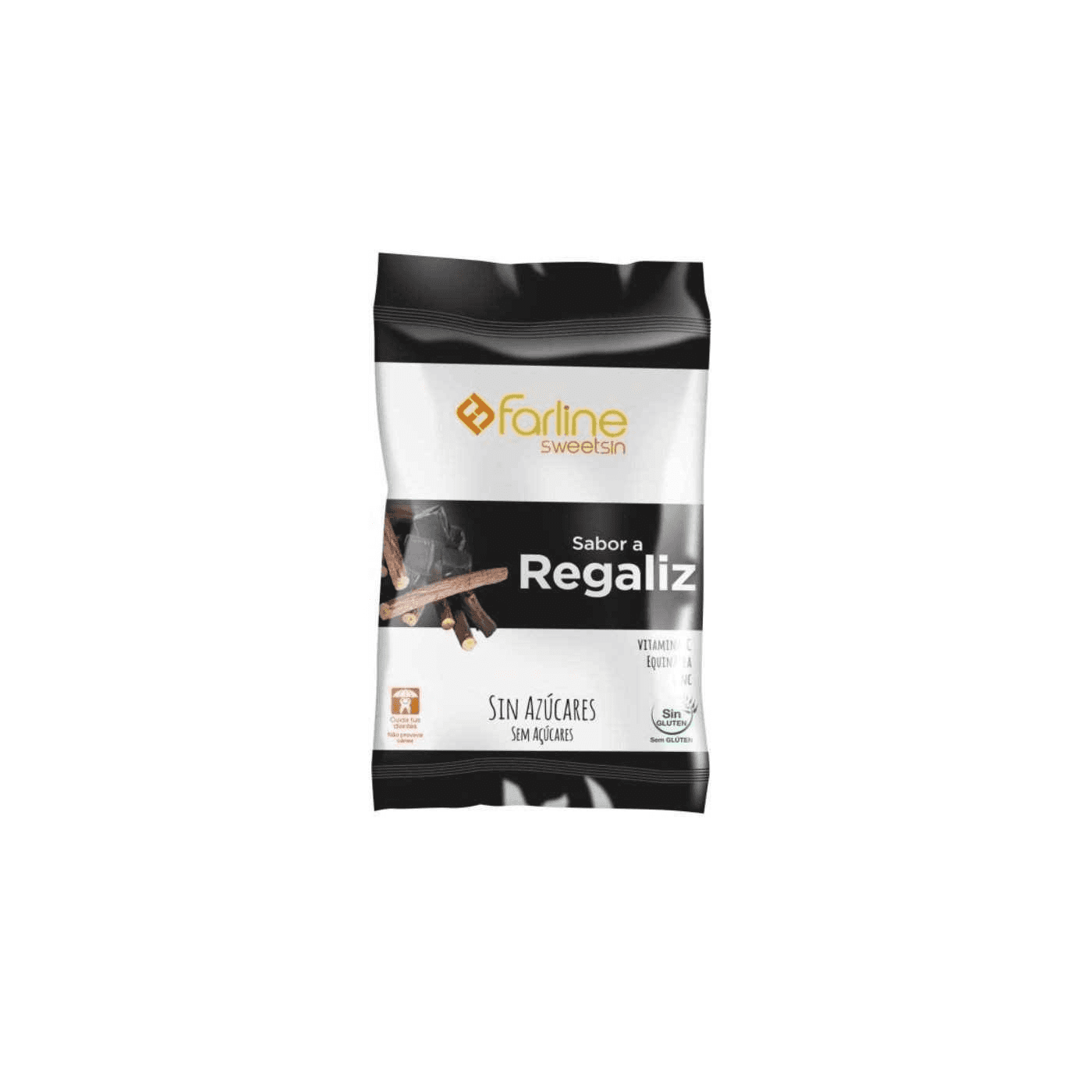 Farline Sweetsin Caramelos Regaliz 40g