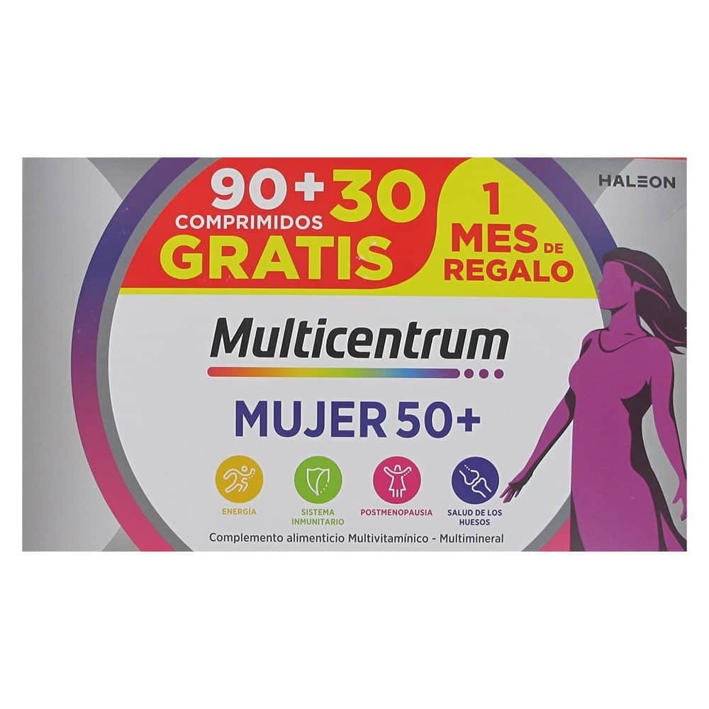 Multicentrum Mujer 50+ 120 comprimidos