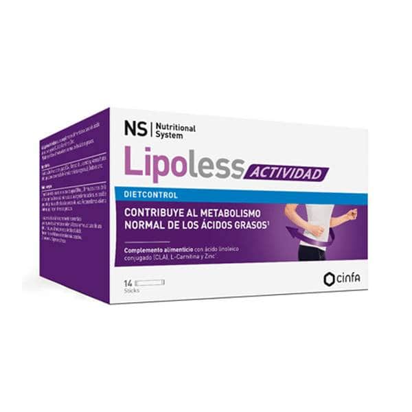 NS Dietcontrol Lipoless Actividad 14 sobres