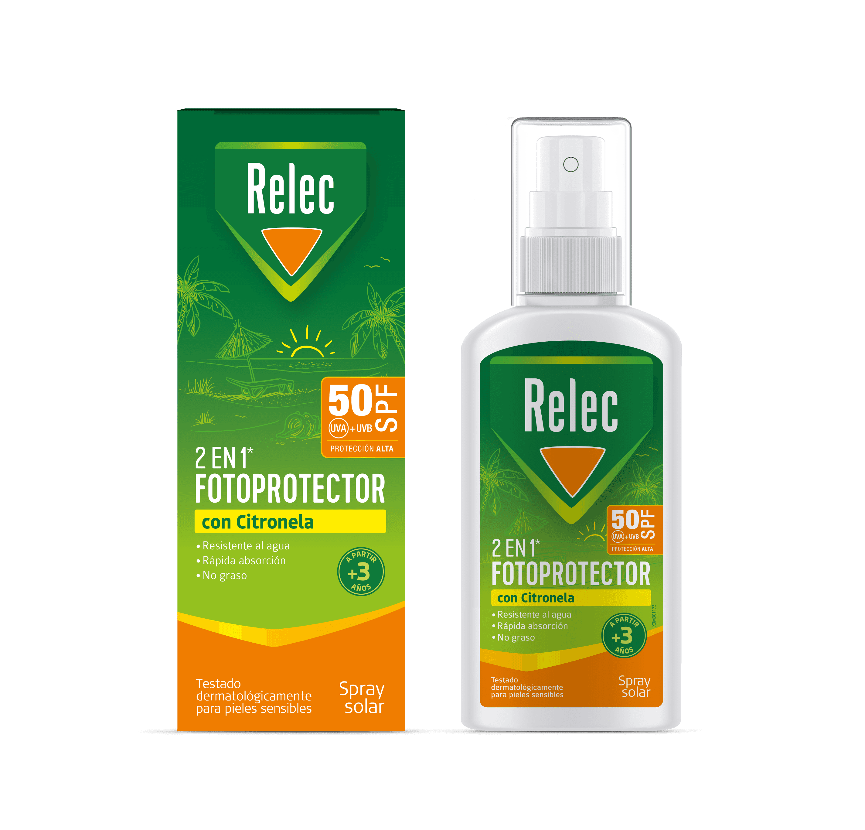 Relec Fotoprotector SPF50 Con Citronela 100ml