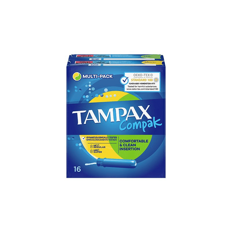 Tampax Compak Multipack 16 unidades